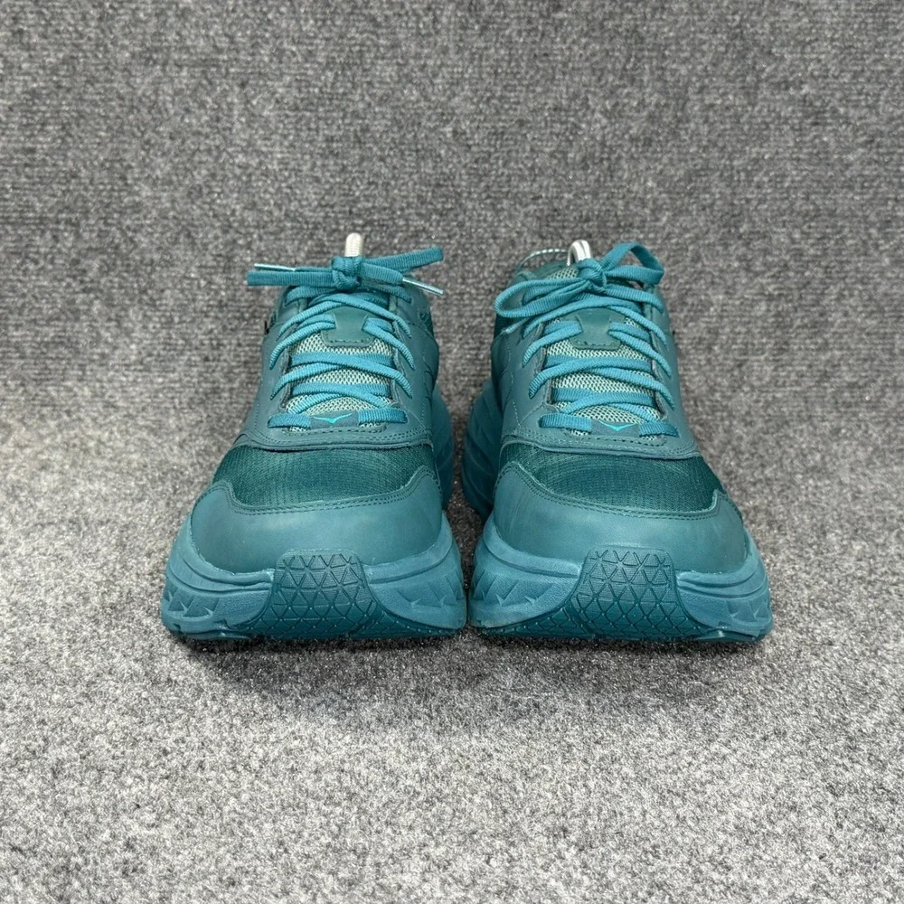 Hoka‎ Bondi L GTX Athletic Shoes Men's 12 Deep Teal Gore-Tex Waterproof Sneakers